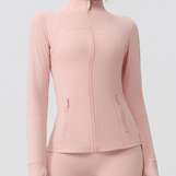 ซิปสีชมพูเข้าชุด