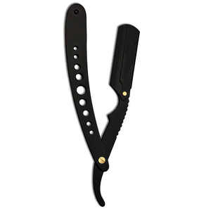 Rasoir droit en acier inoxydable de couleur personnalisée, outil de rasage pour salon de beauté, pour barbier - Product Image 2