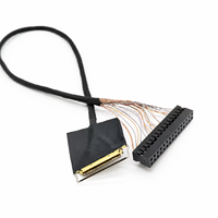 Cable LVDS de 40 Pines para Pantalla, Arnés de Cables de Cobre Estañado con PVC y PTFE, Doble Canal de 6 Bits para LED, LCD, Computadoras y Electrodomésticos