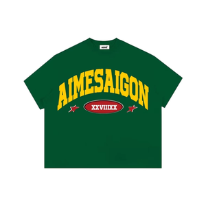 ODM OEM T-shirt unisexe oversize Boxy imprimé vêtements brodés courte version grande taille fabriqué au Vietnam pour femmes hommes - Product Image 6