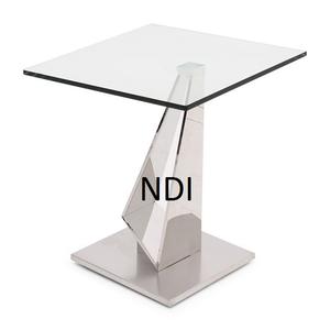 And Curved Decorative Coffee <b>Table</b> Shiny Finishing Rounded <b>Corner</b> <b>Table</b> With Glass Top For Home Furniture Hand Curved Side <b>Table</b> - Product Image 6
