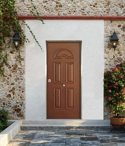 Puerta de Seguridad Antirrobo E-LITE con Diseño Moderno, Apertura Manual, Panel de Fibra de Vidrio ZEUS - Product Image 1