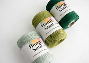 YARNA Hanji Soul (200g) para Tejedores, Hilo de Papel de Fibra Natural Premium, Fibra Cultural, Alegre, Versátil, Lavable, para Manualidades - Product Image 3
