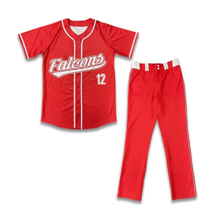 Uniforme de Béisbol Personalizado OEM, Sublimación Completa, Uniforme Deportivo Personalizado para Hombre, Conjunto de Uniforme de Béisbol Deportivo Personalizado - Product Image 4