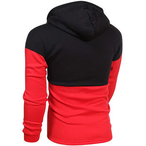 Nuevo estilo personalizado hombres holgado pulóver chándal invierno Sudadera con capucha conjunto con impresión 3D Color sólido sudadera OEM - Product Image 2