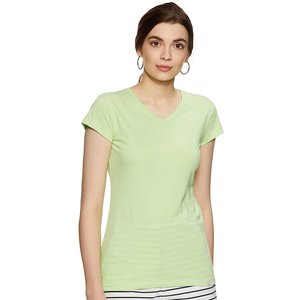 Camiseta de algodón de verano para mujer de alta calidad, diseño informal de manga corta, respetuoso con el medio ambiente, personalizable en Bangladesh - Product Image 1