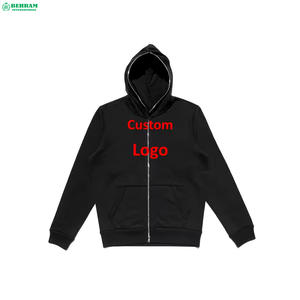 New quality Custom Made Full Zip Hoodie Sweatshirts Heavyweight Blank 400 GSM Fleece/French Terry Quick Hoodies & Sweatshirts - Product Image 5
