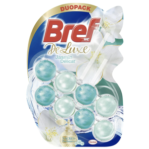 Bloque de Desodorante para Inodoro Bref Aktiv 2 x 50g, Aroma Pino, Océano y Limón, Ecológico, Elimina Olores, Frescura Duradera, Económico, al por Mayor - Product Image 6