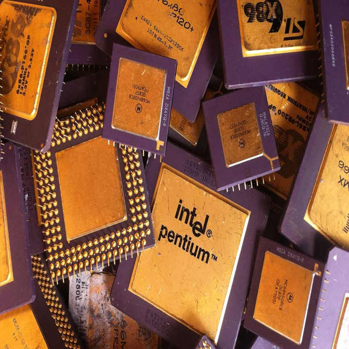 Free Shipping 486 & 386 CPU Ceramic Scrap and Computer RAM Recycling Products Cheap Sale to Romania and Portugal