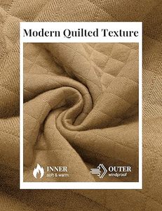 <b>Men</b> <b>Quarter</b> <b>Zip</b> Pullover Sweatshirt Long Sleeve Sweater with Pocket - Product Image 3