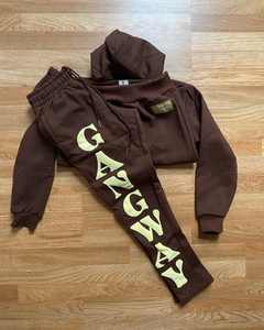 Trajes Deportivos de Invierno para Hombre de Alta Calidad al por Mayor, Impresión Serigráfica, Sólidos, Transpirables, Resistentes al Viento, 380g, Forro Polar de Spandex/Algodón con Capucha - Product Image 5