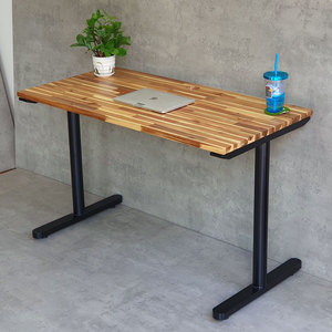 โต๊ะคอมพิวเตอร์ไม้อะคาเซียขาเหล็ก 120x60 ซม. ประกอบง่าย TIO HBTO019 - Product Image 2