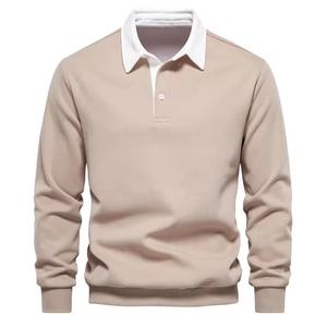 Nueva Sudadera con Capucha de Manga Larga con Cuello Polo para Otoño, Tendencia Europea, Sudadera con Capucha para Hombre - Product Image 2