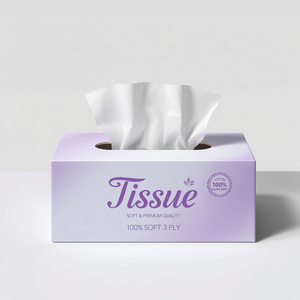 Factory Supply 2 Ply Virgin Wood Pulp Facial Tissue <b>Box</b> <b>Soft</b> Absorbent Silk Screen Printed Napkins Home Use - Product Image 5