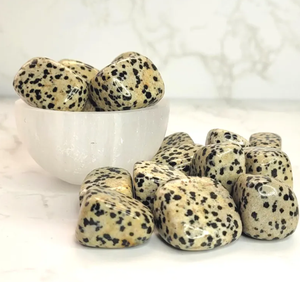 Piedra de Jaspe Dálmata Natural de Alta Calidad, Cristal Pulido, Cristal Energético para Decoración - Product Image 6