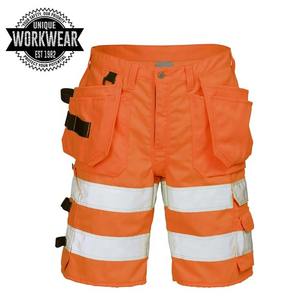 Pantalones cortos de trabajo de seguridad reflectante para hombres al por mayor de alta visibilidad para trabajo y actividades al aire libre - Product Image 4