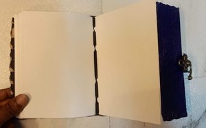 สมุดปกหนังเงาสีม่วง,สมุดบันทึกปกหนังแฮนด์เมดอุปกรณ์สมุดสเก็ตช์ส่วนบุคคลสมุดบันทึกเครื่องใช้สำนักงาน - Product Image 5