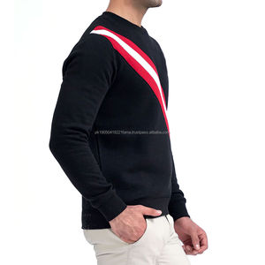 100% Cotton Men's Sweatshirt Soft Fabric High Quality Winter Season Thermal O Neck <b>Slim</b> Fit Long Sleeve Sweatshirt for Men - Product Image 3