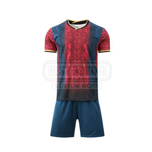 Ensemble d'uniformes d'équipe de football personnalisés pour hommes et jeunes joueurs Uniforme de football respirant - Product Image 1