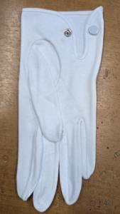 Gants de sport maçonniques en coton Gants de Regalia maçonniques blancs - Product Image 2