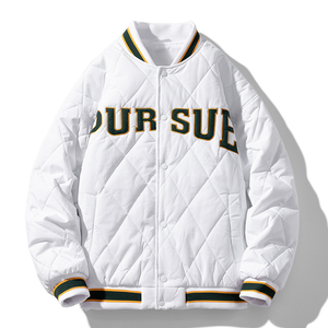 Alta calidad OEM frío invierno Varsity chaquetas personalizadas mujeres al aire libre abrigo grueso Letterman moda bordado Varsity chaqueta hombres - Product Image 1