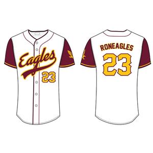 เสื้อกีฬาเบสบอลผ้าโพลีเอสเตอร์พิมพ์ซับลิเมชันสำหรับวัยรุ่นชุดเล่นซอฟต์บอลระบายอากาศได้ดี - Product Image 1