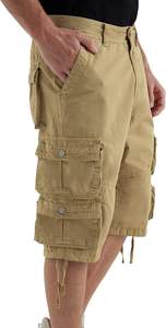 Pantalones cortos cargo informales de algodón 100% de alta calidad para hombre, pantalones vaqueros de cintura media con varios bolsillos y cinco cuartos - Product Image 2