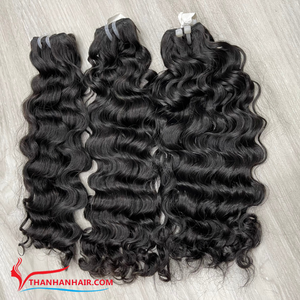 Paquets de cheveux bouclés birmans vente chaude 2025 cheveux bouclés vierges extensions de cheveux humains vietnamiens Double trame dessinée - Product Image 5