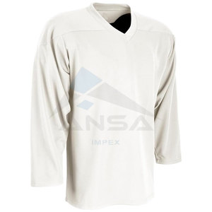Jersey de Hockey Profesional para Hombre, Transpirable, de Poliéster, Malla Birdseye, Cuello en V, Diseño de Yugo Redondo, Mangas Anchas de Hockey - Product Image 2