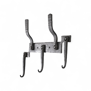 Traditional wall mounted coated iron <b>hooks</b> for <b>kitchen</b> bathroom garden decor home and entryway organizer - Product Image 6