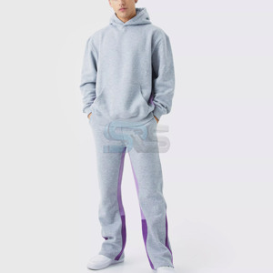 High Quality 100% Cotton <b>Mens</b> Tracksuit New Design Digital Print Streetwear Vintage Training Sportswear OEM ODM Wholesale - Product Image 1