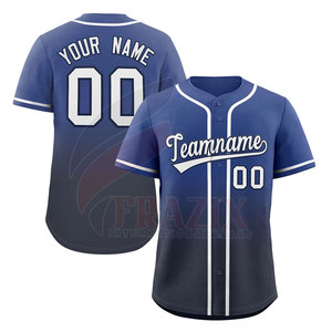 Hot Selling Lightweight Baseball Jersey Customized Logo Printing Breathable Sports Wear Made of Polyester <b>Material</b> - Product Image 5
