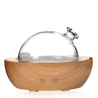 Haut-parleur Bluetooth en bois, musique, verre, bois véritable, parfum, aromathérapie, arôme, Air frais, diffuseur d'huile essentielle, humidificateur