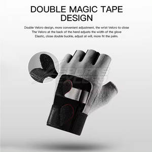 Gants de fitness de qualité supérieure pour l'entraînement en puissance Gants de fitness confortables avec paume rembourrée En stock - Product Image 3