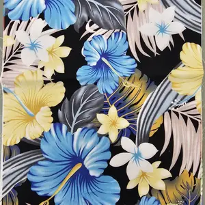 New Soft broadcloth cotton in stunning hawaiin tropical prints available in stock in nice colorways and ready to ship