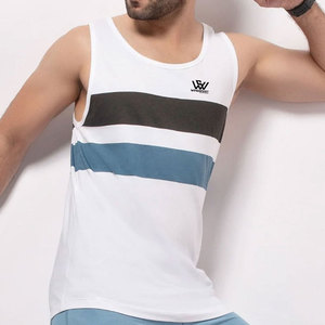 บริการ OEM เสื้อกล้ามลำลองผู้ชาย ดีไซน์ล่าสุด น้ำหนักเบา ระบายอากาศได้ดี คุณภาพสูง ราคาประหยัด - Product Image 2
