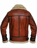 Vente en gros de vestes d'hiver pour hommes, manteau en cuir de haute qualité avec doublure en fourrure de mouton, bretelles, type de fourrure grande taille