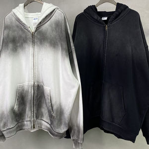 Sudadera con Capucha Bordada para Hombre, 100% Algodón, Personalizable, con Diseño Estampado Lavado a la Piedra, para Gimnasio y Uso al Aire Libre en Invierno - Product Image 2