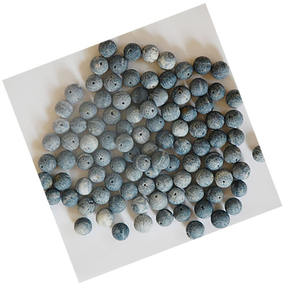 Perle de coquillage bleu naturel taillée en forme de coquillage, motif de coupe A, pour la création de bijoux - Product Image 3