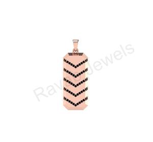 Pendentif en forme de cœur en argent sterling véritable 37x13mm classique de qualité supérieure cadeau de fête à la mode élégant plaqué or - Product Image 6