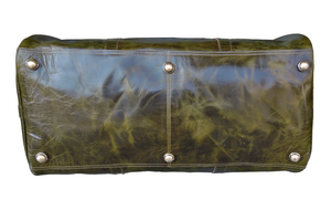 High Quality <b>Leather</b> Duffle <b>Bag</b> Large Travel Weekend <b>Bag</b> for <b>Men</b> and Women Durable Gym <b>Bag</b> with Multiple Compartments - Product Image 5