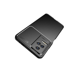 Funda de Silicona Premium Negra JoieCreatif para Xiaomi Poco F4, Azul Marino, Antigolpes, Protectora, Estilo Moderno - Product Image 5