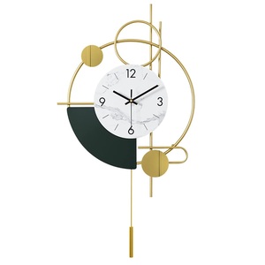 Modern Black & <b>Gold</b> Metal Wall <b>Clock</b> for Office Living Room or Bedroom for Weddings Decorate Your Walls! - Product Image 1