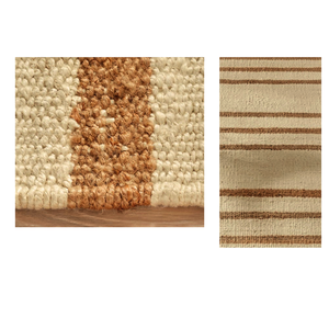 Offre Spéciale Utsav tapis Jute naturel tressé tissé à la main brodé réversible bureau tapis de prière salle de bain cuisine Logo mosquée - Product Image 5