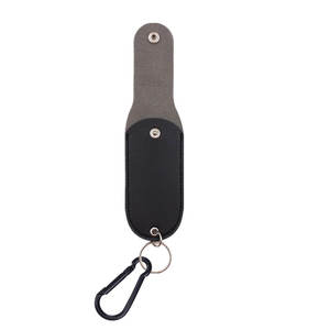 Porte-gaz poivré d'autodéfense en plein air, porte-clés en cuir, facile à transporter, accessoire de sécurité, étui à gaz poivré en cuir PU tendance - Product Image 3