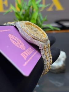 Montre Hip Hop mécanique en acier inoxydable pour hommes en édition limitée de qualité supérieure avec accessoire de mode de luxe en diamant VVS - Product Image 5