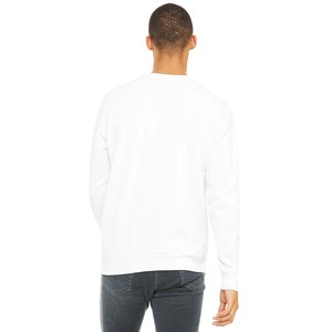 Sweat-shirt personnalisé 100% coton de haute qualité Pull à col rond à manches longues bleu - Product Image 6