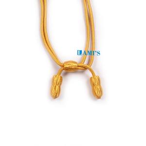 เชือกผูกหมวกสีทองแบบเกลียวเชือกสำหรับพิธีการ - Product Image 2