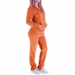 Survêtement d'hiver pour femme de qualité supérieure, coupe ajustée, à capuche, uni, impression de logo personnalisée, léger, respirant, séchage rapide - Product Image 4