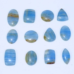 Haute qualité naturel bleu Quartz pierre précieuse en vrac Multi forme taille Cabochon forme personnalisée/taille faisant des bijoux - Product Image 4